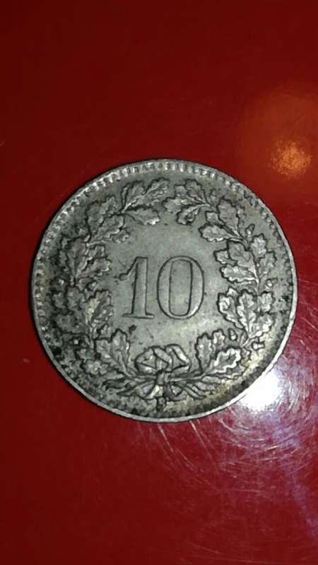 1949 Confoederatio Helvetica coin 10 Rappen (Switzerland)